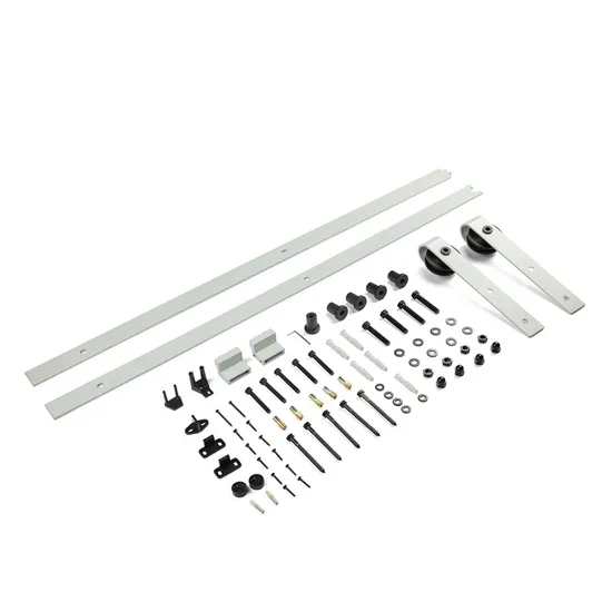 Venta al por mayor Herrajes para puertas de granero de acero – Recubrimiento en polvo blanco para gabinetes y puertas de madera maciza de Malasia | Proveedor chino