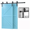 Kits de herrajes para puertas corredizas de acero en forma de J | Acero al carbono para uso industrial y doméstico | Sistema de barandillas de servicio pesado