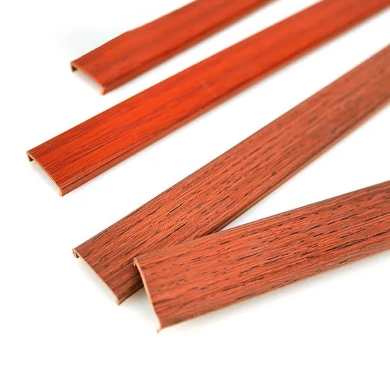 Bandas de borde de PVC Borde de moldura en forma de U