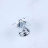 Manija de cajón de cristal, manijas de perilla de puerta de cristal de aleación de zinc