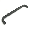 Herrajes para gabinetes de aluminio, tirador moleteado de latón dorado/negro de 128mm para muebles