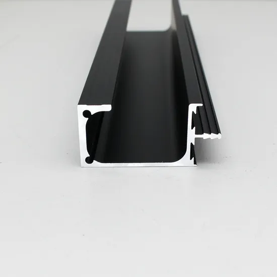 Manijas ocultadas del borde de la forma del gabinete del armario de la cocina del tirón del perfil de los materiales de aluminio de G