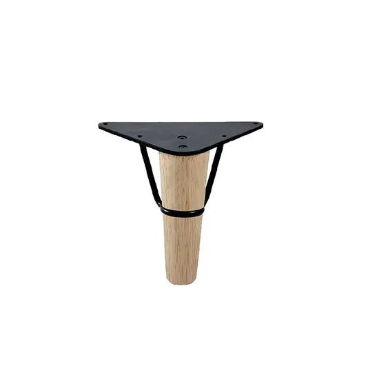 Patas asequibles para muebles de madera maciza: estructura de metal para mesas y sofás