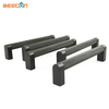 Tirador moleteado para gabinete, tirador de cajón mate negro sólido de cocina de 16mm de diámetro