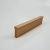 Tiradores de aluminio dorados y negros mate para muebles, tiradores sólidos para guardarropa, tiradores para gabinete
