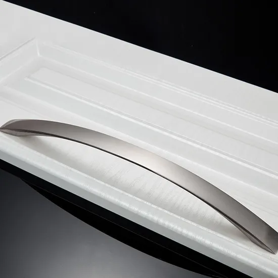 Manija de hardware de fundición a presión de aluminio, manija de gabinete de cocina cepillada con níquel de aleación de aluminio