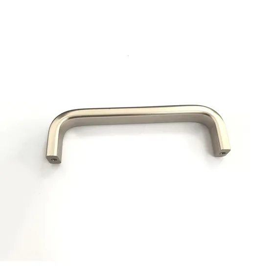Tirador curvado en forma de U para cajón de armario de cocina, muebles de perfil de aleación de aluminio