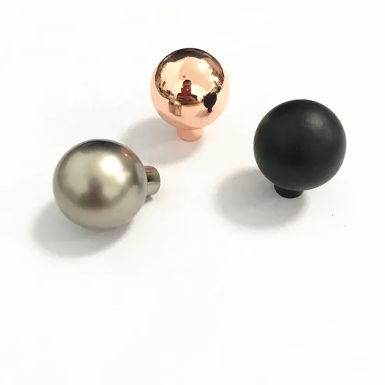 Perilla redonda grande de aluminio de la bola de los botones redondos del cajón del gabinete de la cocina del hardware de los muebles