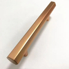 Cajón de puerta de cocina, manija del cajón del gabinete de barra en T hexagonal brillante de oro rosa