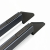 Manijas para muebles Mango de gabinete gris de aluminio moderno con logotipo personalizable