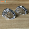 Shell Design Pin Cabinet Kitchen Crystal K9 Cromo y tirador de taza dorado