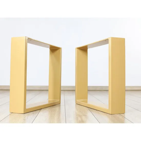 Muebles de oficina, escritorio de comedor, forma de X, patas de mesa de comedor de café de acero de metal