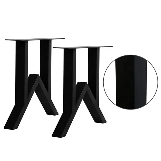 Muebles de restaurante Patas de banco de metal Patas de mesa