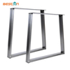 Patas resistentes para muebles, marco de patas de mesa de comedor de acero inoxidable