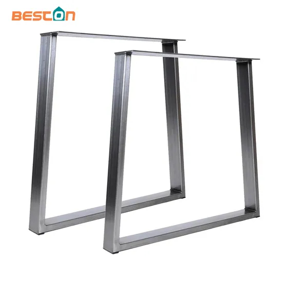 Patas resistentes para muebles, marco de patas de mesa de comedor de acero inoxidable
