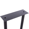 Base de mesa de comedor cromada, herrajes para muebles, patas de mesa en forma de H