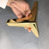 Patas de sofá cuadradas de lujo cromadas en oro rosa, patas de muebles de acero inoxidable, diseño moderno