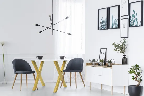 Muebles personalizados de alta resistencia, decoración, bricolaje, café X, patas de mesa industriales
