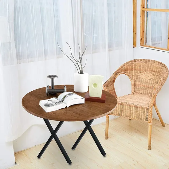 Fabricación de muebles artesanales, escritorios para ordenador, patas cuadradas de mesa de metal resistente