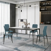Muebles Oficina Comedor Escritorio Metal industrial Aleación de aluminio Vidrio Mármol Patas de mesa