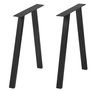 Pata de mesa de comedor de metal industrial de hierro forjado de nuevo estilo
