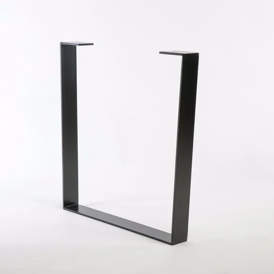 Patas de mesa planas de acero modernas de mediados de siglo