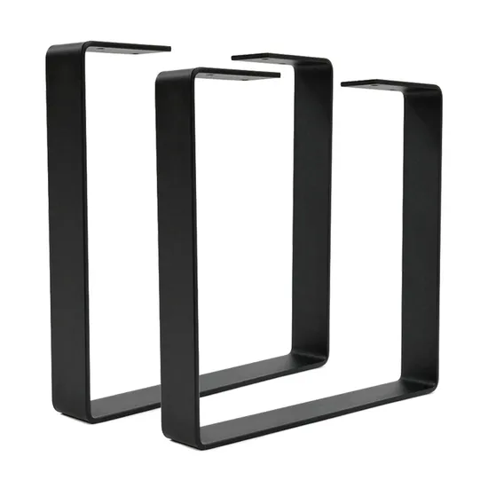 Banco industrial rústico resistente cubierta de computadora patas de muebles de bricolaje