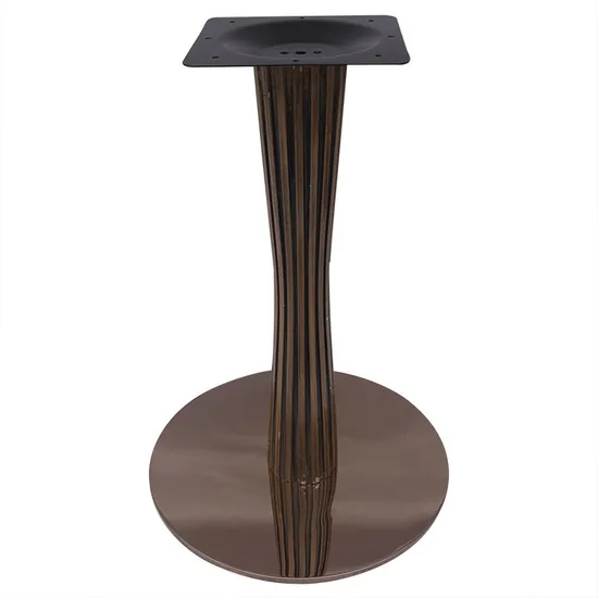 Patas de mesa de metal industrial resistente de acero inoxidable para muebles al por mayor