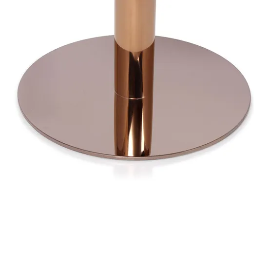 Base de mesa de cobre de piezas de muebles de metal para contrato comercial