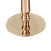 Muebles Café Comedor Cromo Tulipán Metal moderno Acero inoxidable Base de mesa dorada