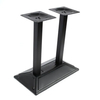 Patas de mesa de café y Pub de hierro, base de pedestal única, 2 patas