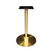 Metal que cena la base redonda de lujo moderna de la mesa del oro de las piernas de los muebles del acero inoxidable