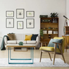 Muebles de oficina, escritorio de comedor, café de acero, comedor, patas de mesa de metal modernas de lujo