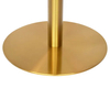 Base de mesa de latón para comedor de acero inoxidable, barata, con mejores ventas