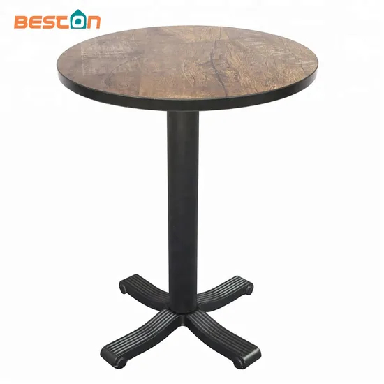 Base de mesa de comedor barata con diseño de comedor de hierro fundido con barniz para estufa bien mejorada
