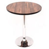 Patas de mesa de comedor plateadas con base de mesa chapada en hierro para uso hotelero