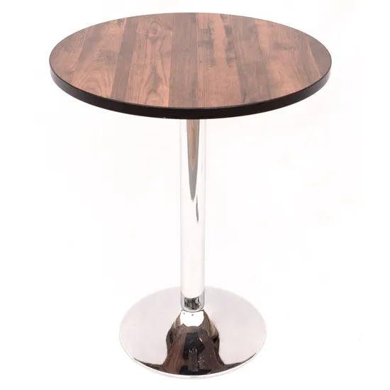 Patas de mesa de comedor plateadas con base de mesa chapada en hierro para uso hotelero