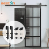 Herrajes para rieles para puertas corredizas de granero retráctiles y cierre suave industrial, ajustables para puertas interiores, kit resistente
