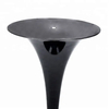 Patas de mesa de tulipán de hierro recubiertas de polvo de metal negro personalizadas para uso en interiores