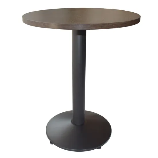 Base de mesa de hierro sólido plano negro de buena calidad para uso en restaurantes