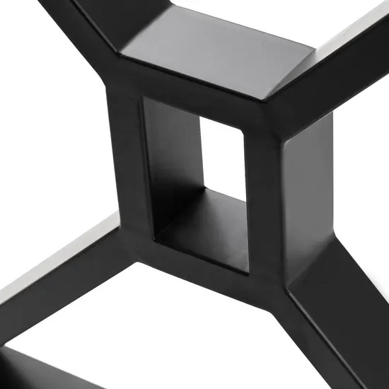 MID Century Modern X-Frame Metal Solid Frame Patas de mesa duraderas negras