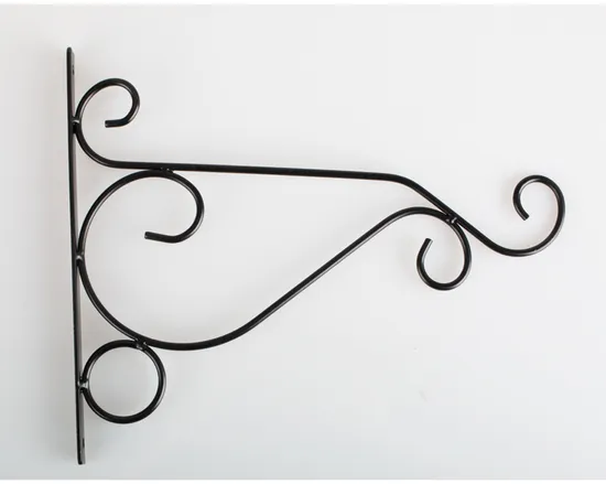 Soportes de metal resistentes para jardín, soporte para plantas colgantes, gancho para comederos de pájaros