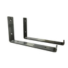 Soportes para estantes, soporte de esquina en ángulo recto en forma de L de hierro grueso para colgar en la pared