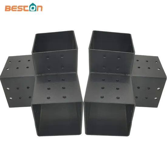 Kit de soporte de esquina de ángulo recto de metal para vigas de madera, kit de pérgola para cenador