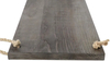 Estante marrón cuerda pared madera flotante 4 ganchos soportes de estante colgante rústico