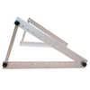 Ajustable para panel solar de 100 W, soporte de montaje de techo de panel solar de aluminio triangular