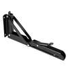 Banco de mesa triangular de metal, soportes de estante de 14/16 pulgadas, soporte plegable inoxidable