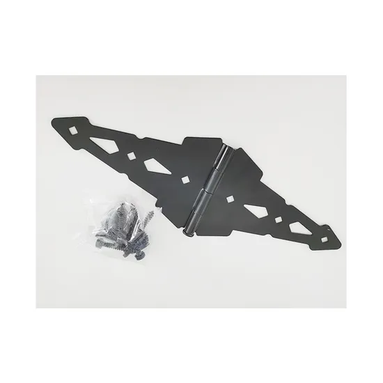 Pestillo de puerta de doble cara de hierro galvanizado de alta resistencia OEM, personalizado para cercas de jardín de madera y PVC
