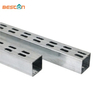 Tubo de metal cuadrado de doble orificio AA columna 25 * 25 mm