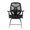 Silla de oficina giratoria de malla de alta tecnología Silla de oficina de tela negra
